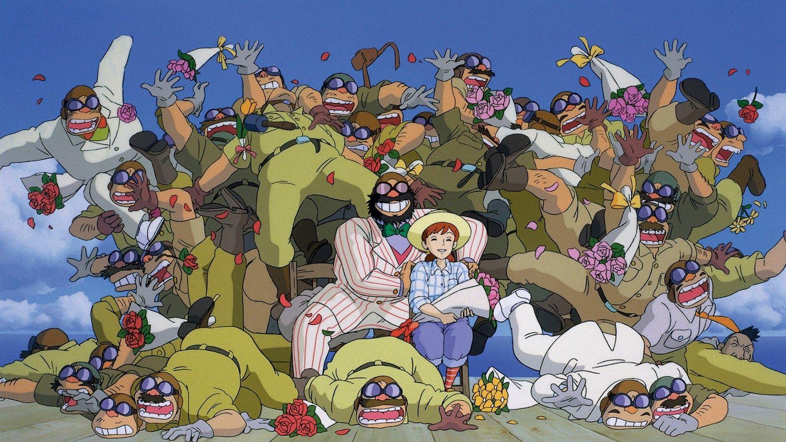 Porco Rosso Wallpapers Top Free Porco Rosso Backgrounds Wallpaperaccess