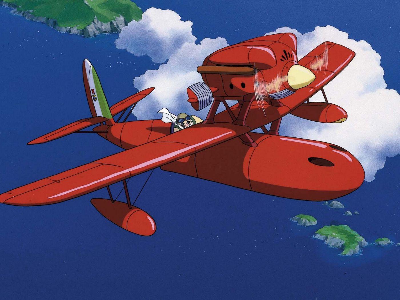 1400x1050 Download wallpaper 1400x1050 porco rosso, marco pagot