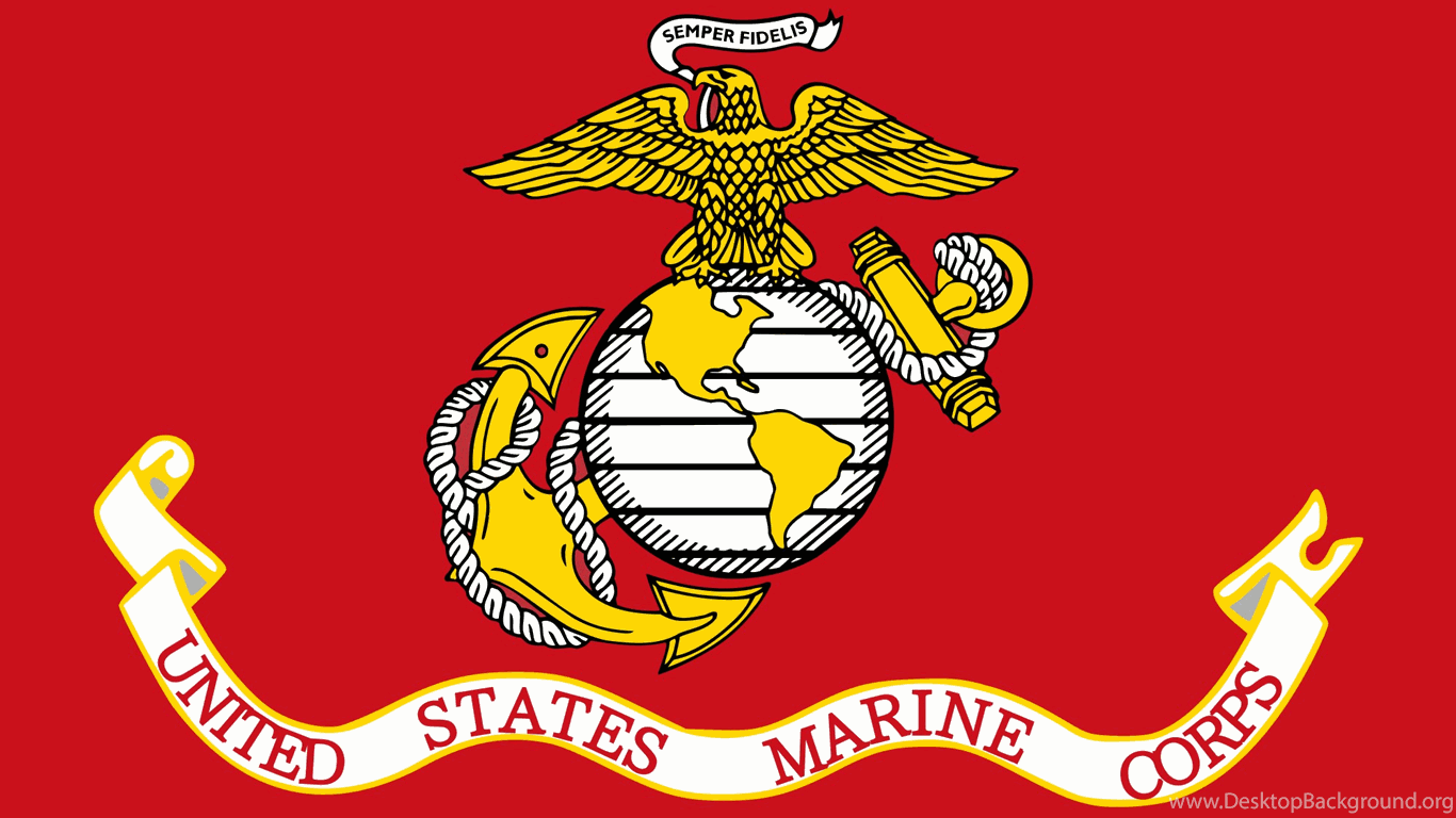 1366x768 United States Marine Corps Wallpaper Desktop Background