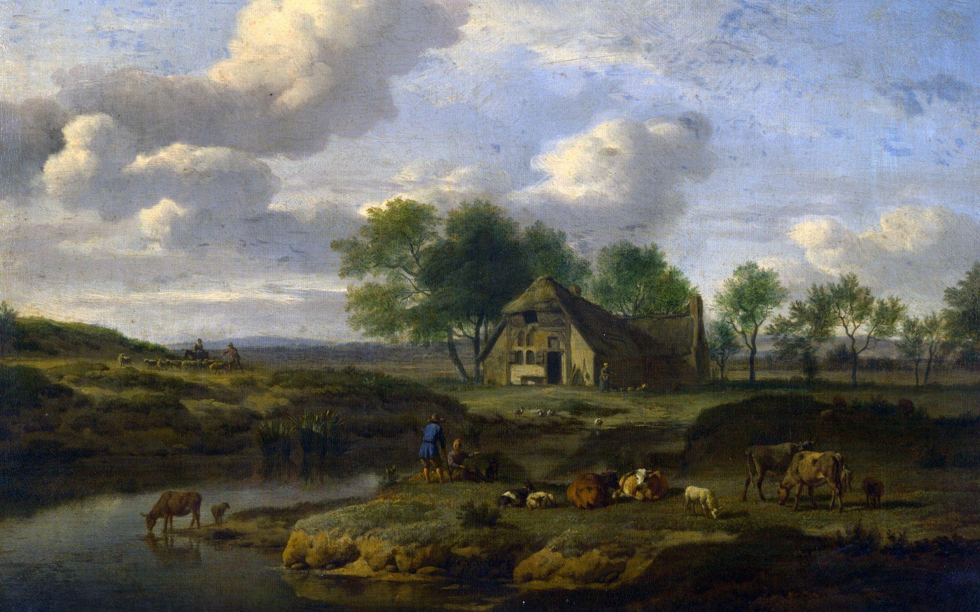 1920x1200 Famous Paintings Wallpaper