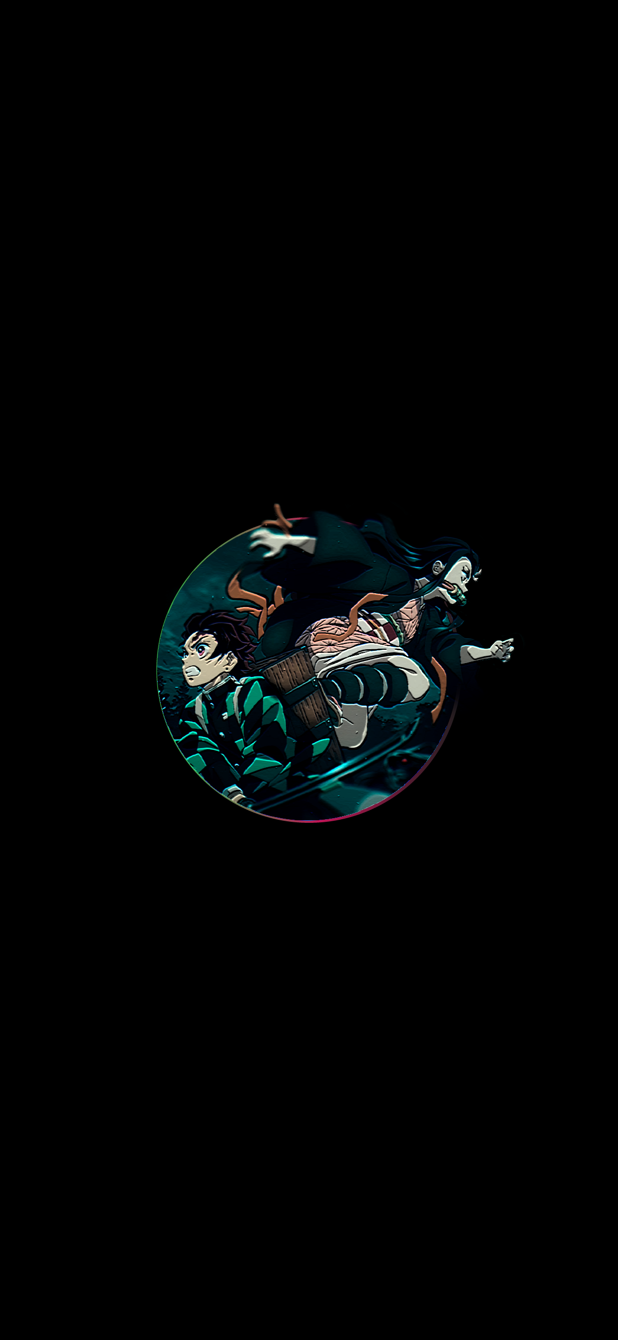 1205x2609 Anime wallpaper amoled Slayer