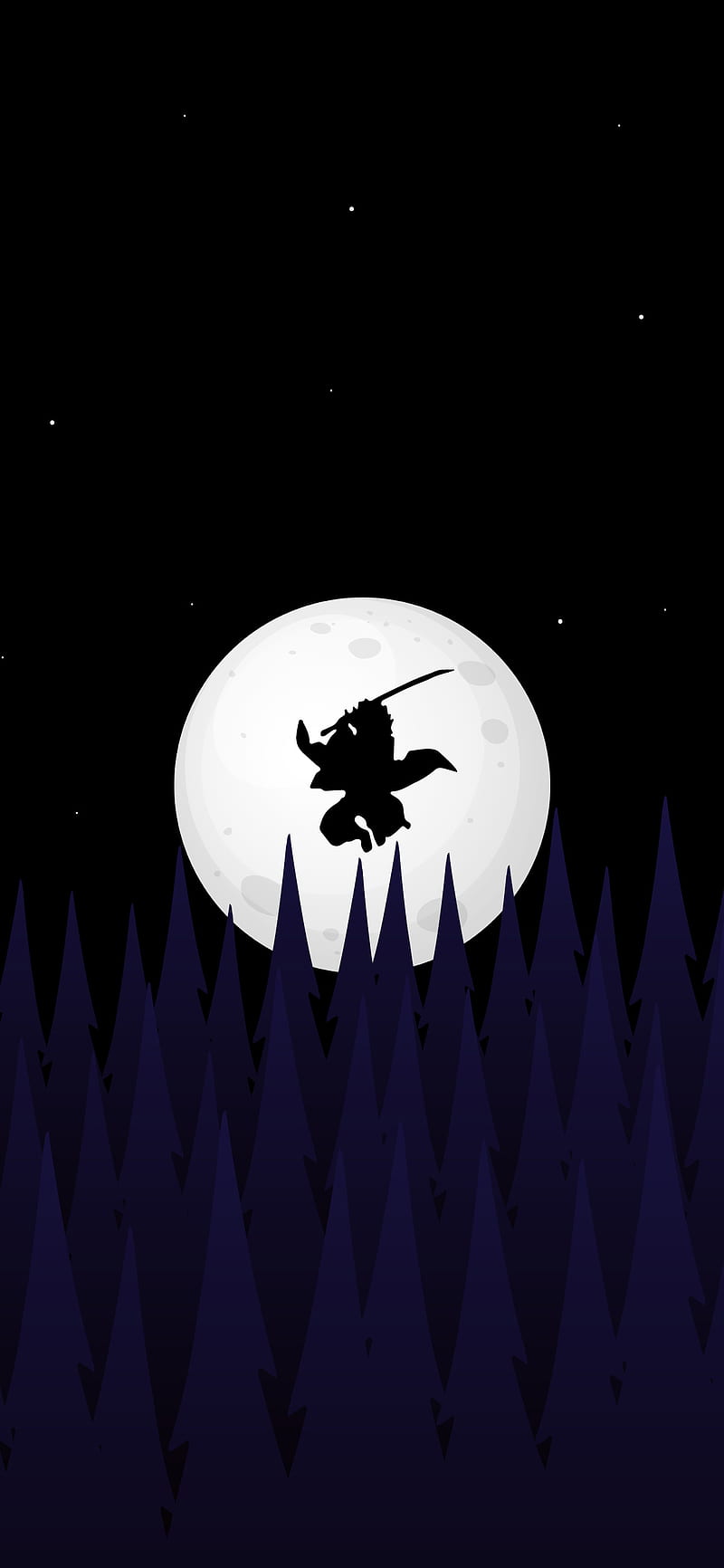 800x1732 Demon slayer, anime, water breathing