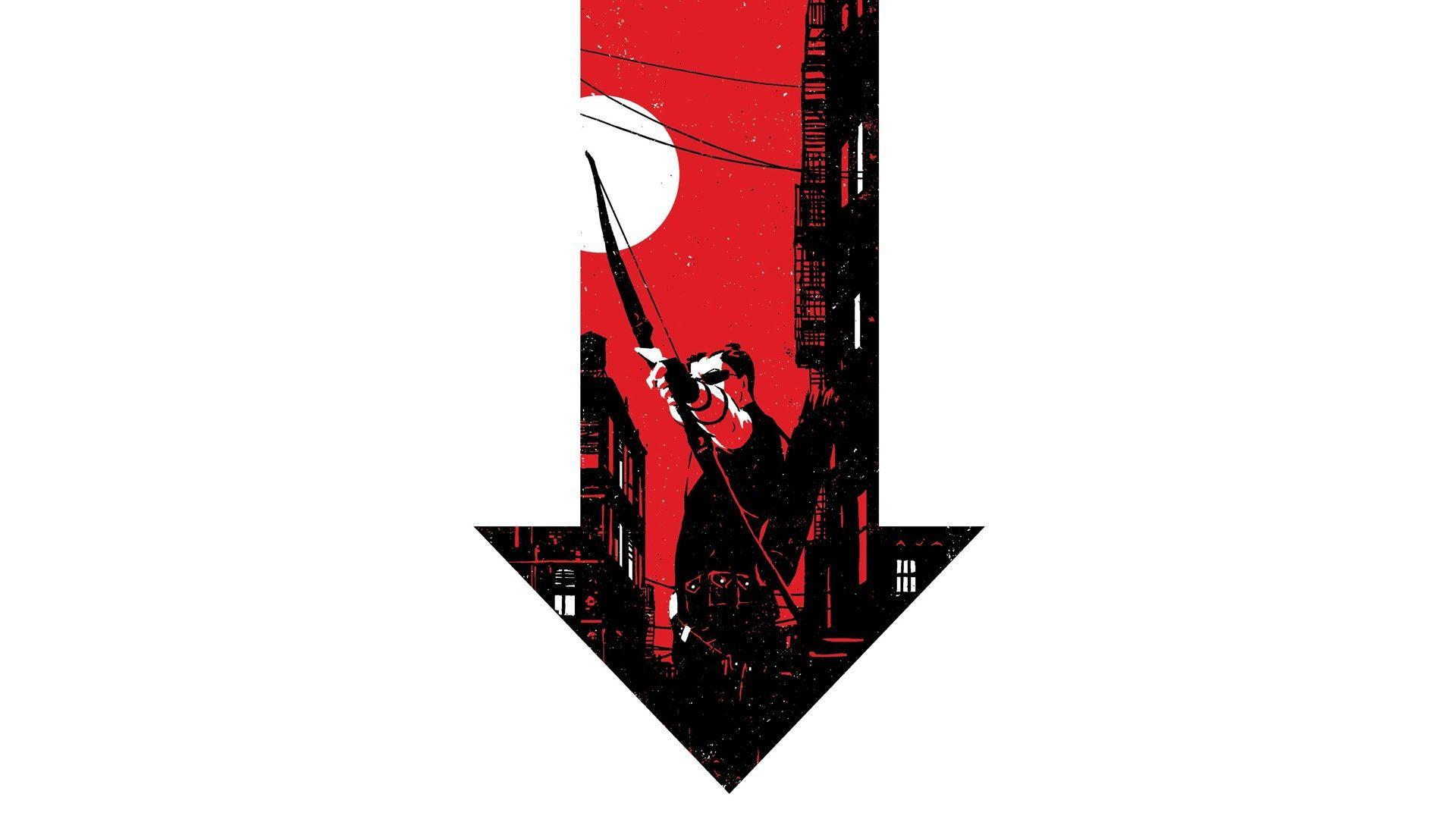 1920x1080 comics, Marvel Comics, Hawkeye, arrows, Clint Barton, white