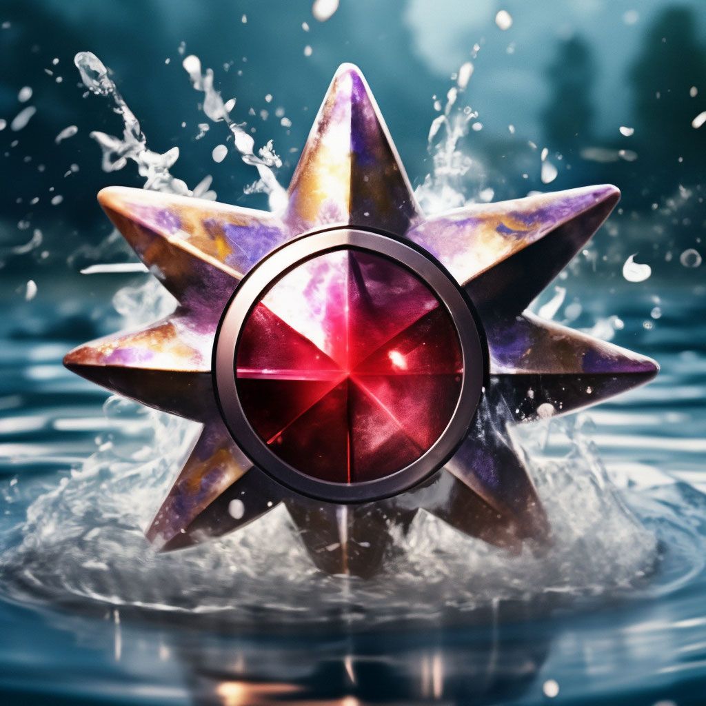 1024x1024 Starmi. ❤️ Pokemon, A Ten Pointed