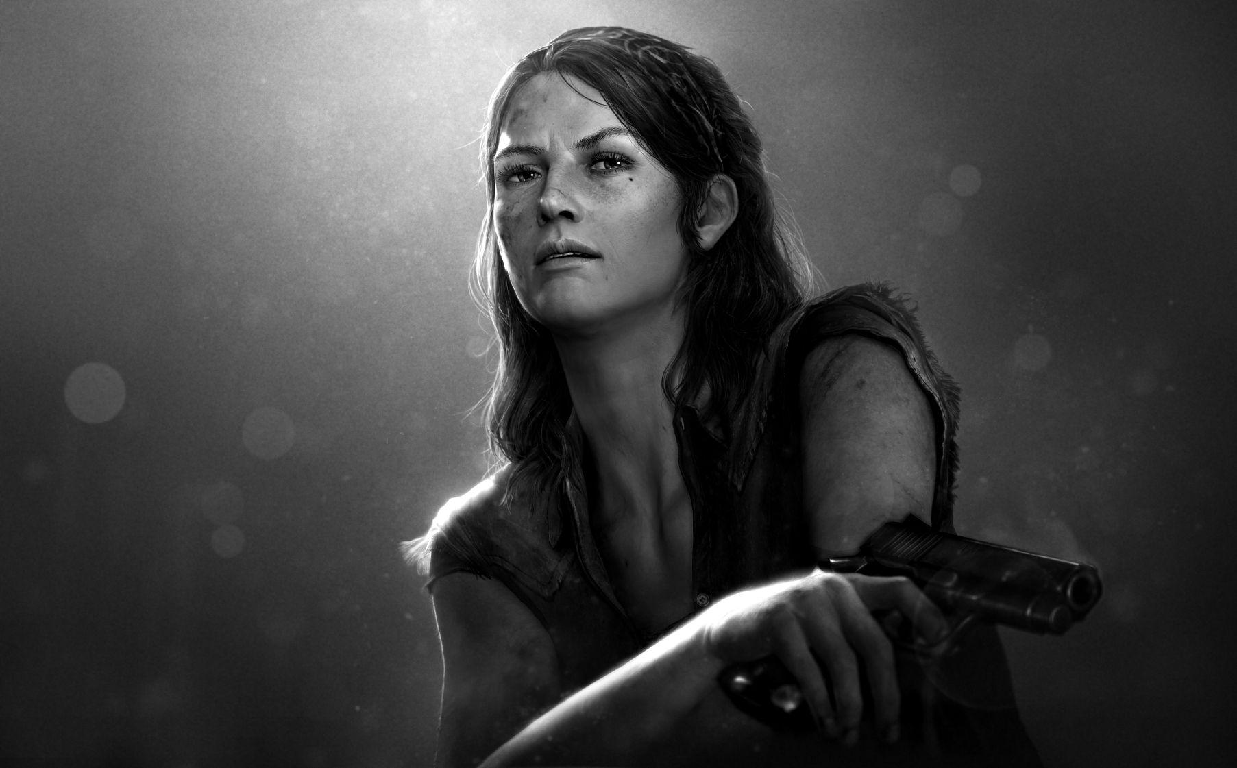 1805x1121 The Last Of Us Tess Wallpaper Last Of Us Wallpaper Res