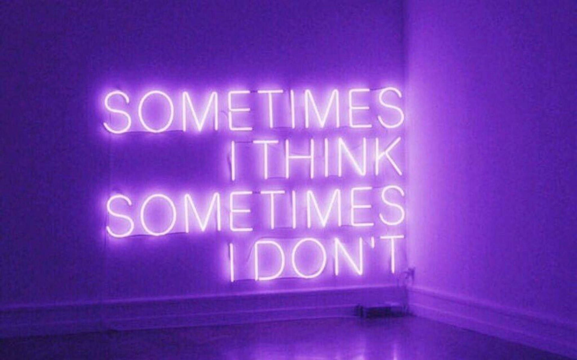 1920x1200 Neon Purple Aesthetic Wallpaper
