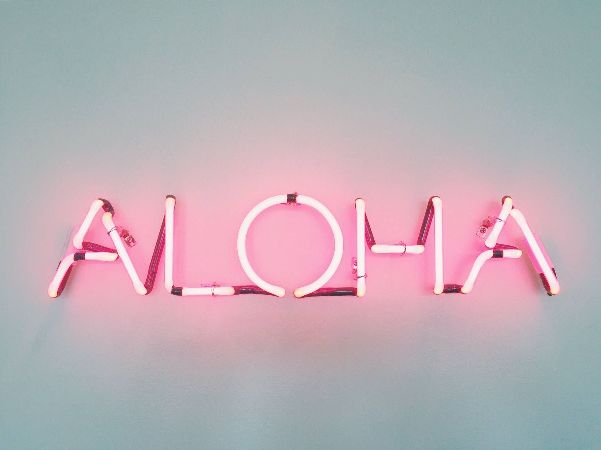 1920x1440 Aesthetic Girly Neon Sign Aloha