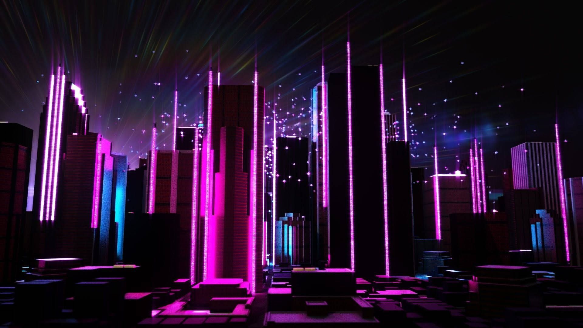 1920x1080 Download Neon Purple Aesthetic Tumblr