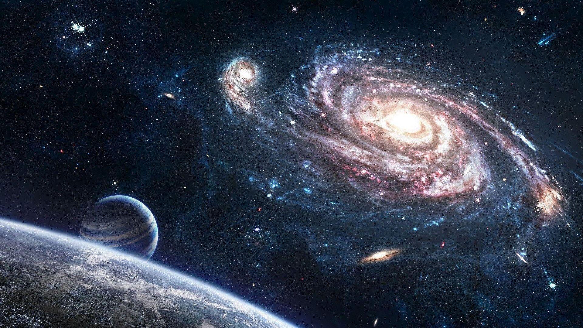 1920x1080 Cosmos Planets Wallpaper