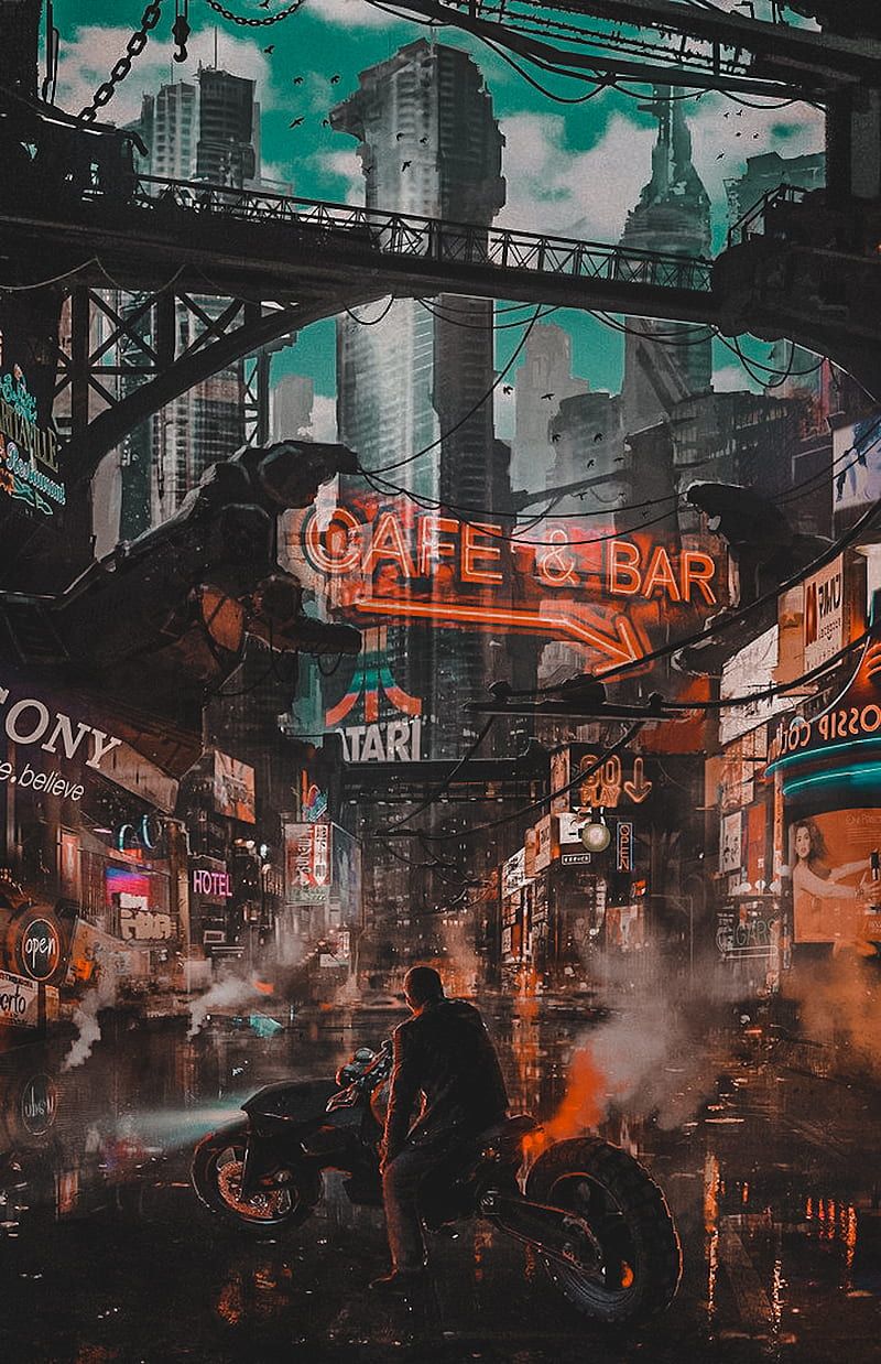 800x1238 Cyberpunk, apple, cyberpunk, cyberpunk iphone, iphone cyberpunk, mohamed sholqamee, HD phone wallpaper