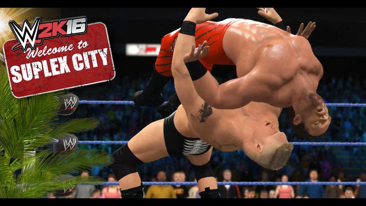 1280x720 Songs in WWE 2K16 Lesnar Sends Krispen Wah to Suplex City