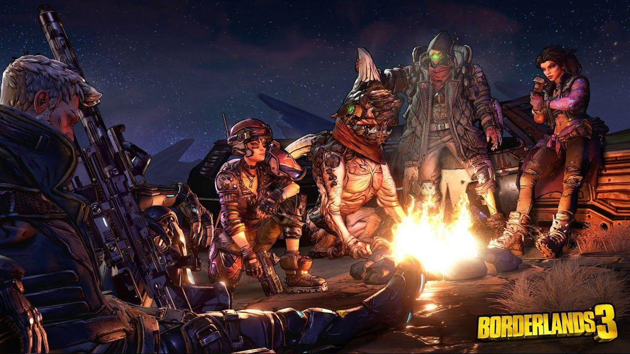 1280x720 Borderlands 3 Campfire Wallpaper Engine
