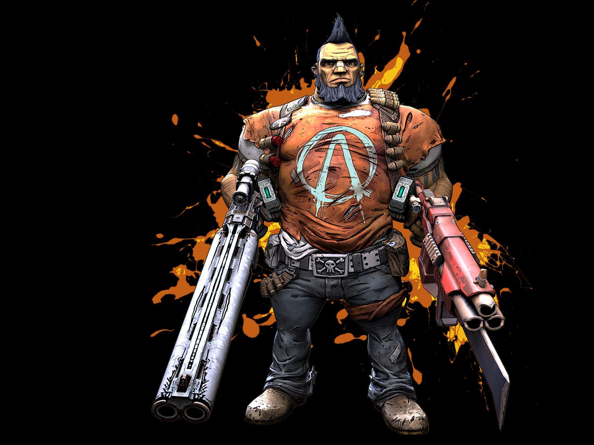 2048x1536 Space, Black, Mercenary, Borderlands Borderlands