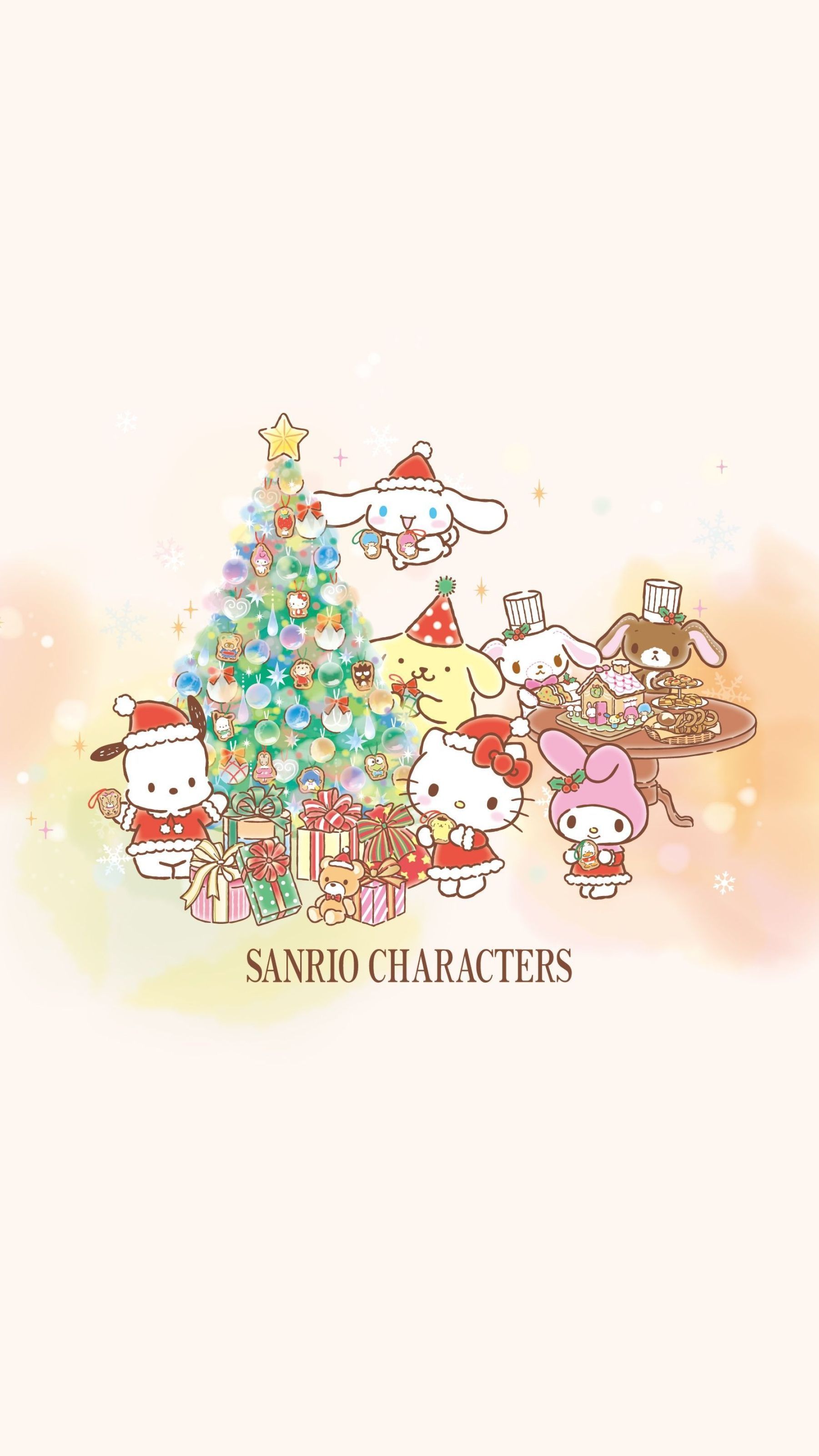 1801x3201 Hello Kitty Christmas Wallpaper 16