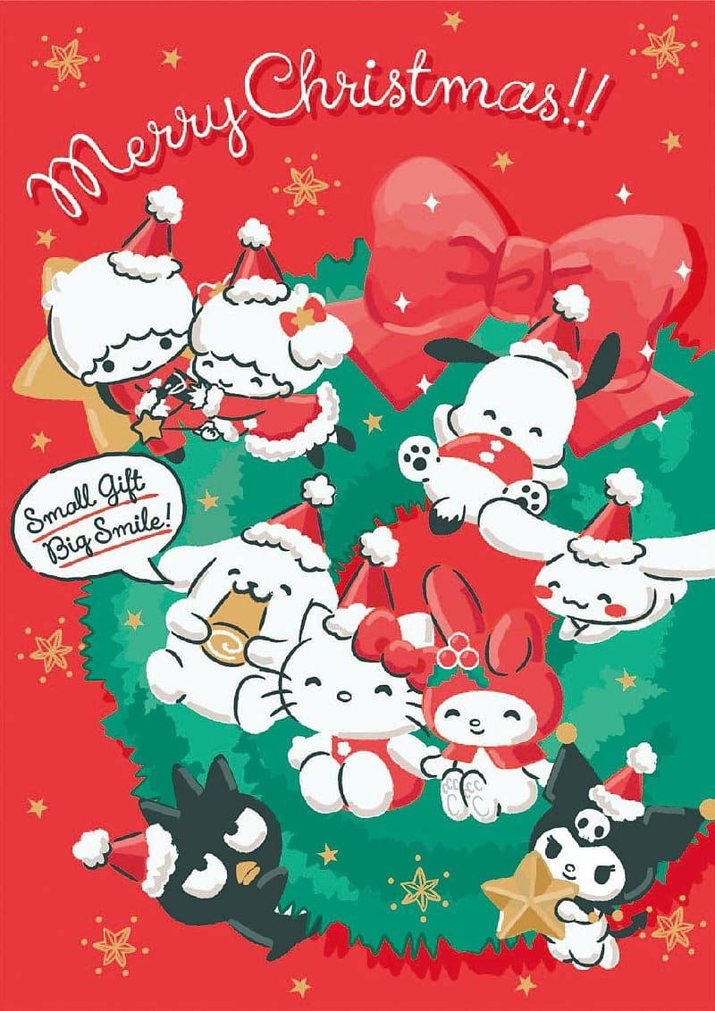 800x1132 HD sanrio christmas wallpaper