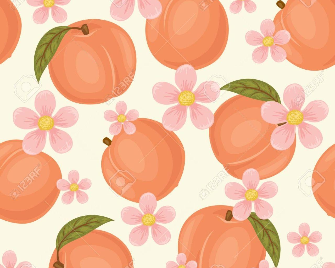 Vibrant Peach Fruit Wallpapers For Home Interiors  A Guide