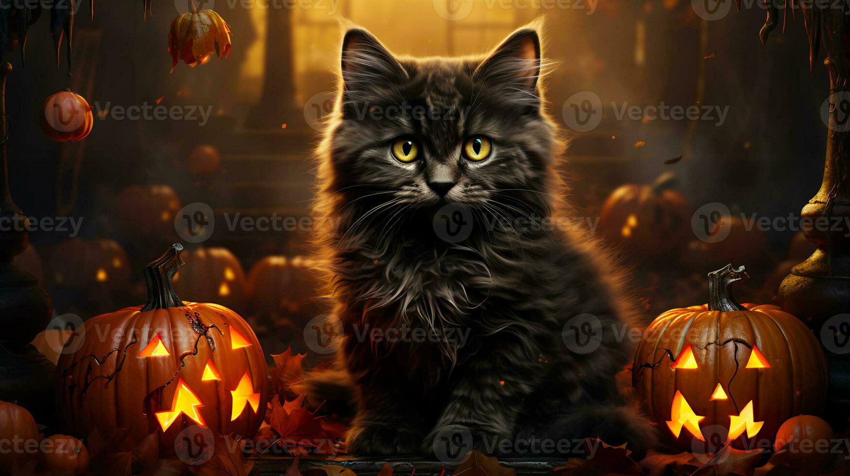 1749x980 Halloween Cat , Image