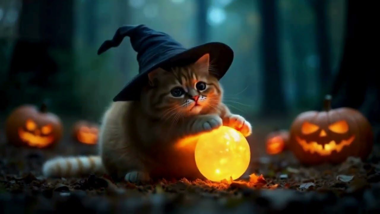 1280x720 4K ASMR Anime Halloween Cute Adorable