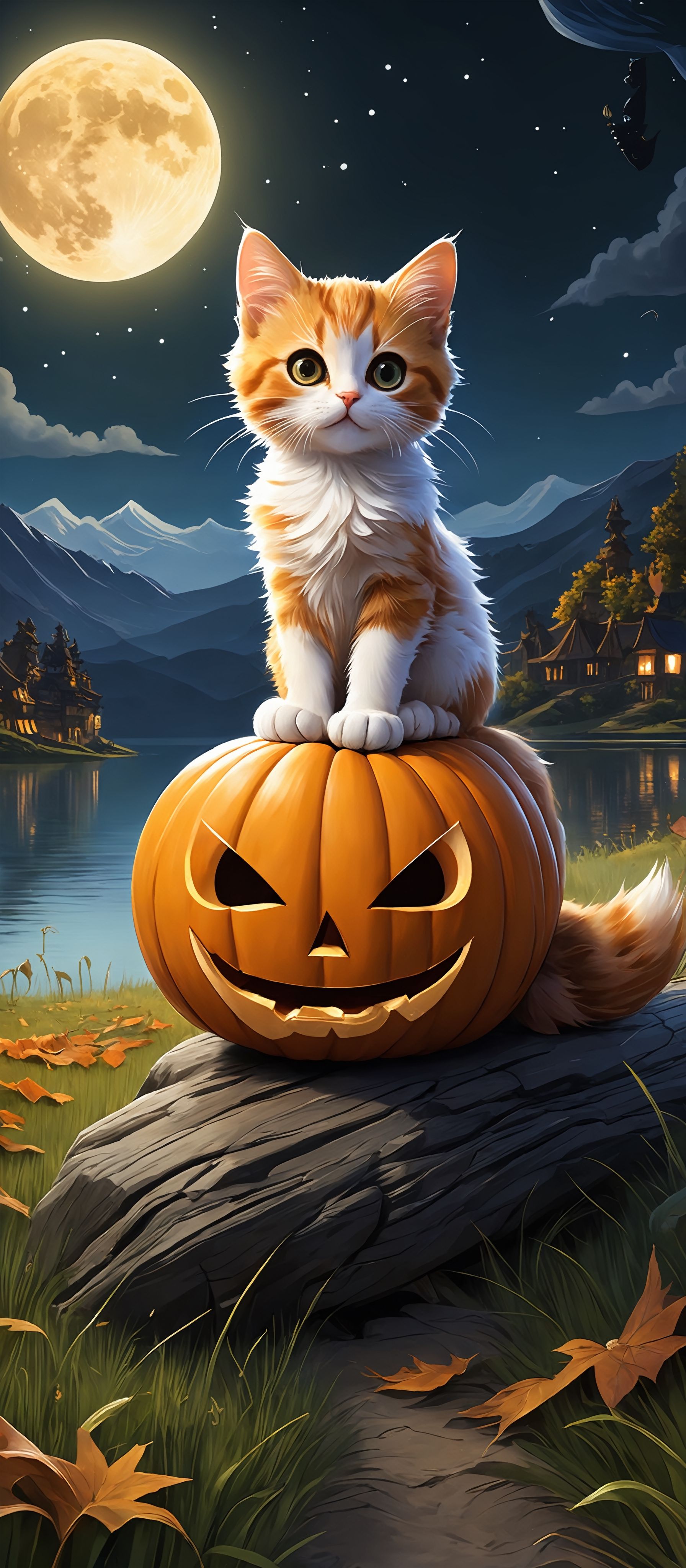 1792x4096 Kittens Halloween wallpaper 25
