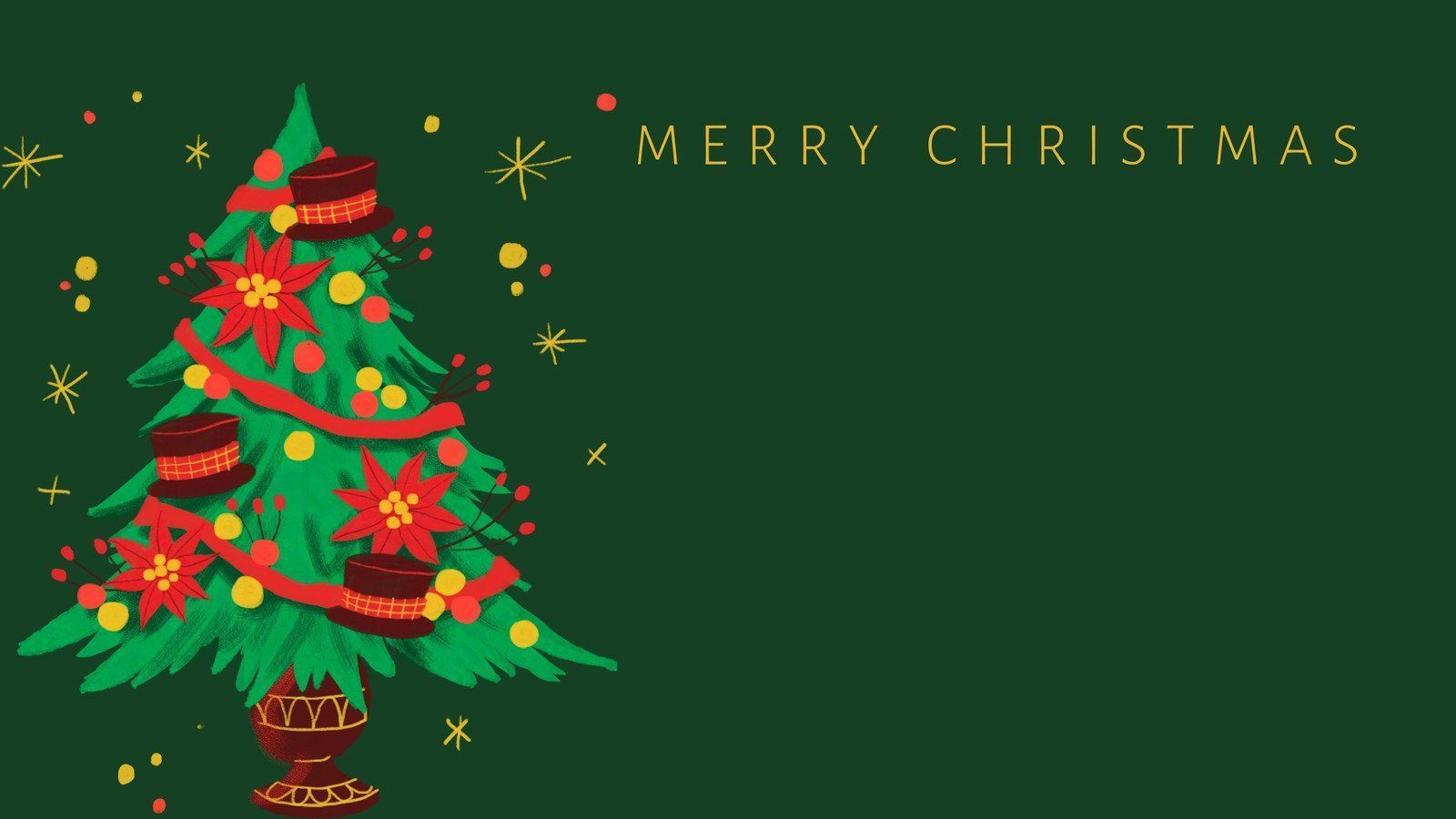 1600x900 christmas cartoon background templates