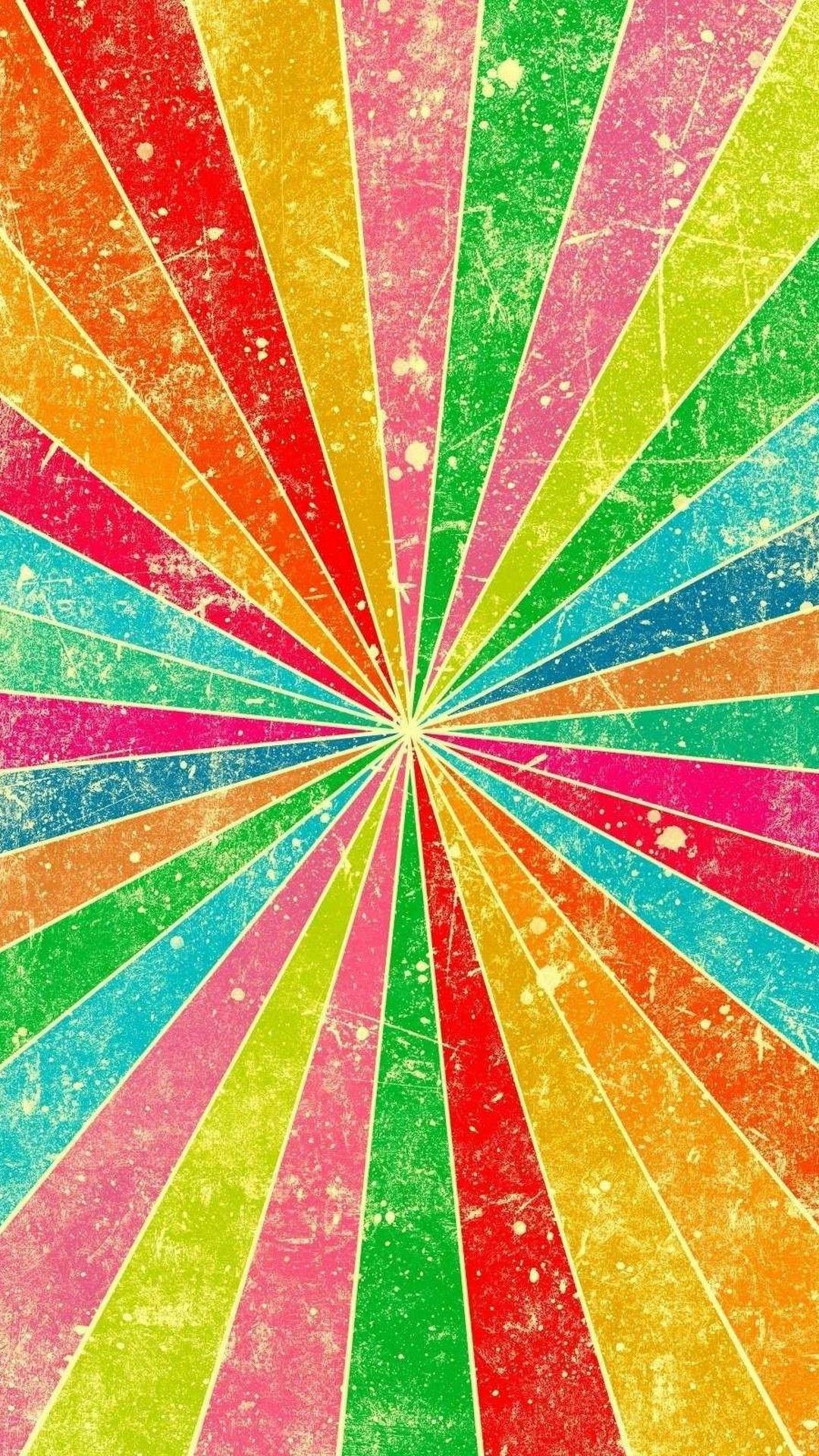 1080x1920 Rainbow Colors Wallpaper Android Android Wallpaper
