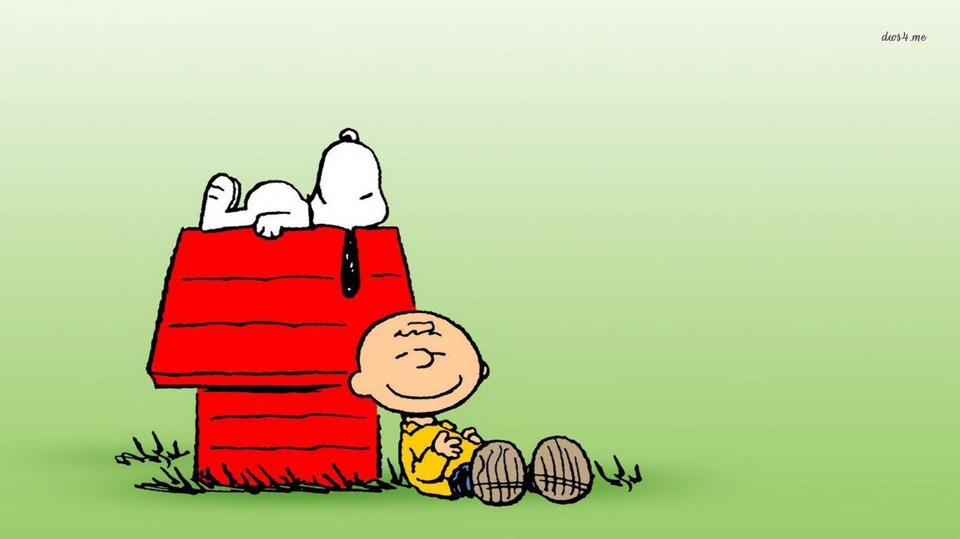 Hình nền 1366x768 Snoopy và Charlie Brown - Hình nền truyện tranh