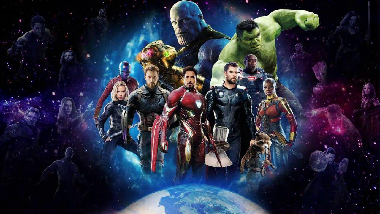 1280x720 Avengers : EndGame. Movie HD Posters & Wallpaper. Thor, Hulk, Tony, Thanos
