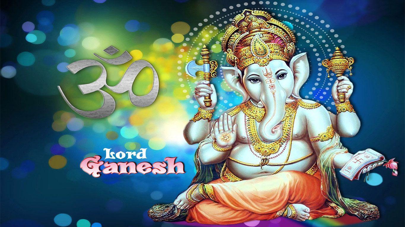 1366x768 Ganesh HD wallpaper for desktop. Ganesh wallpaper, HD wallpaper
