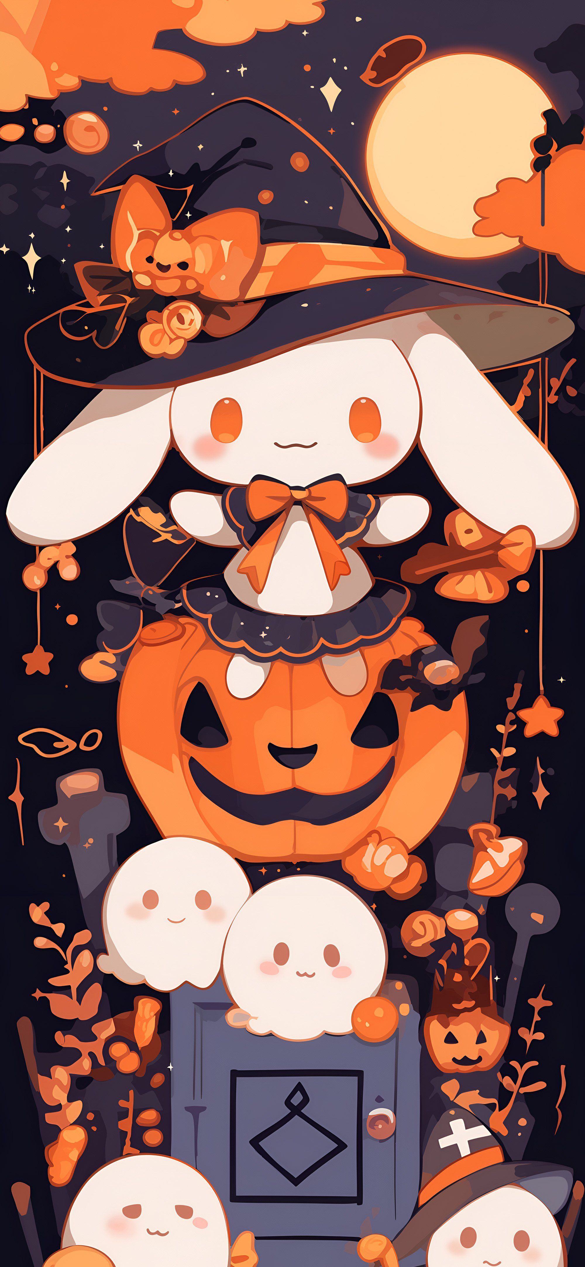 2000x4329 Spooky Cinnamoroll Halloween Parade
