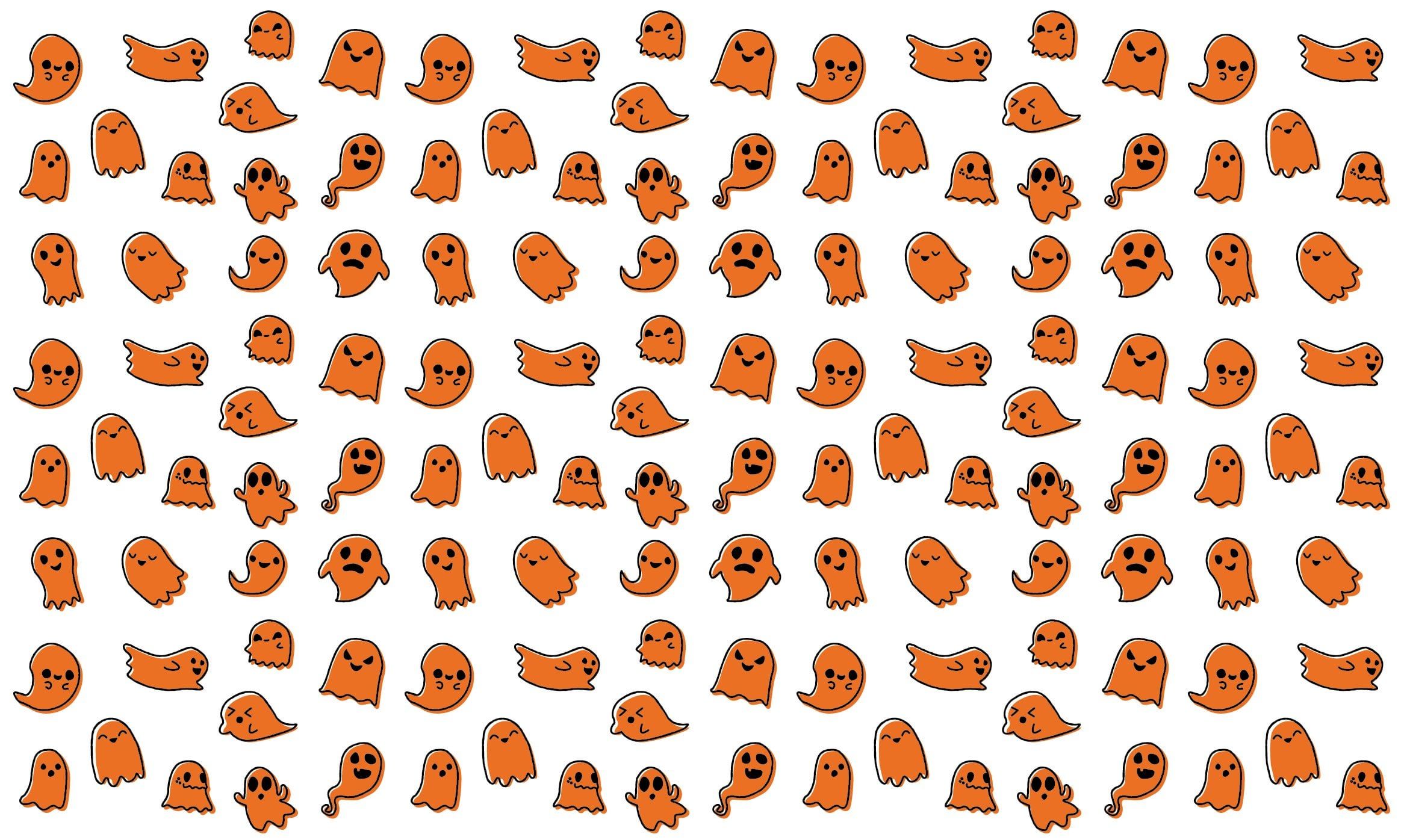 2332x1396 A cute Halloween wallpaper I made! : r