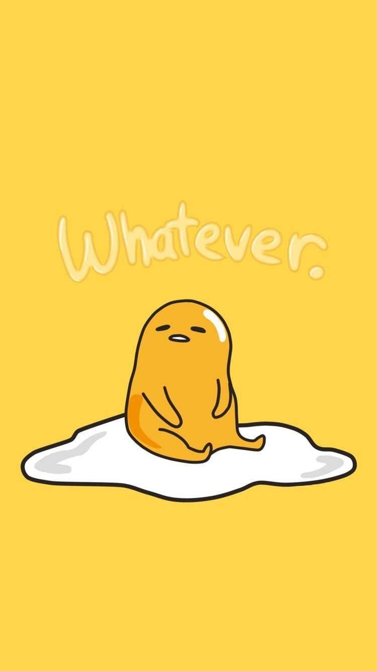 750x1334 Says Gudetama Aesthetic Wallpaper