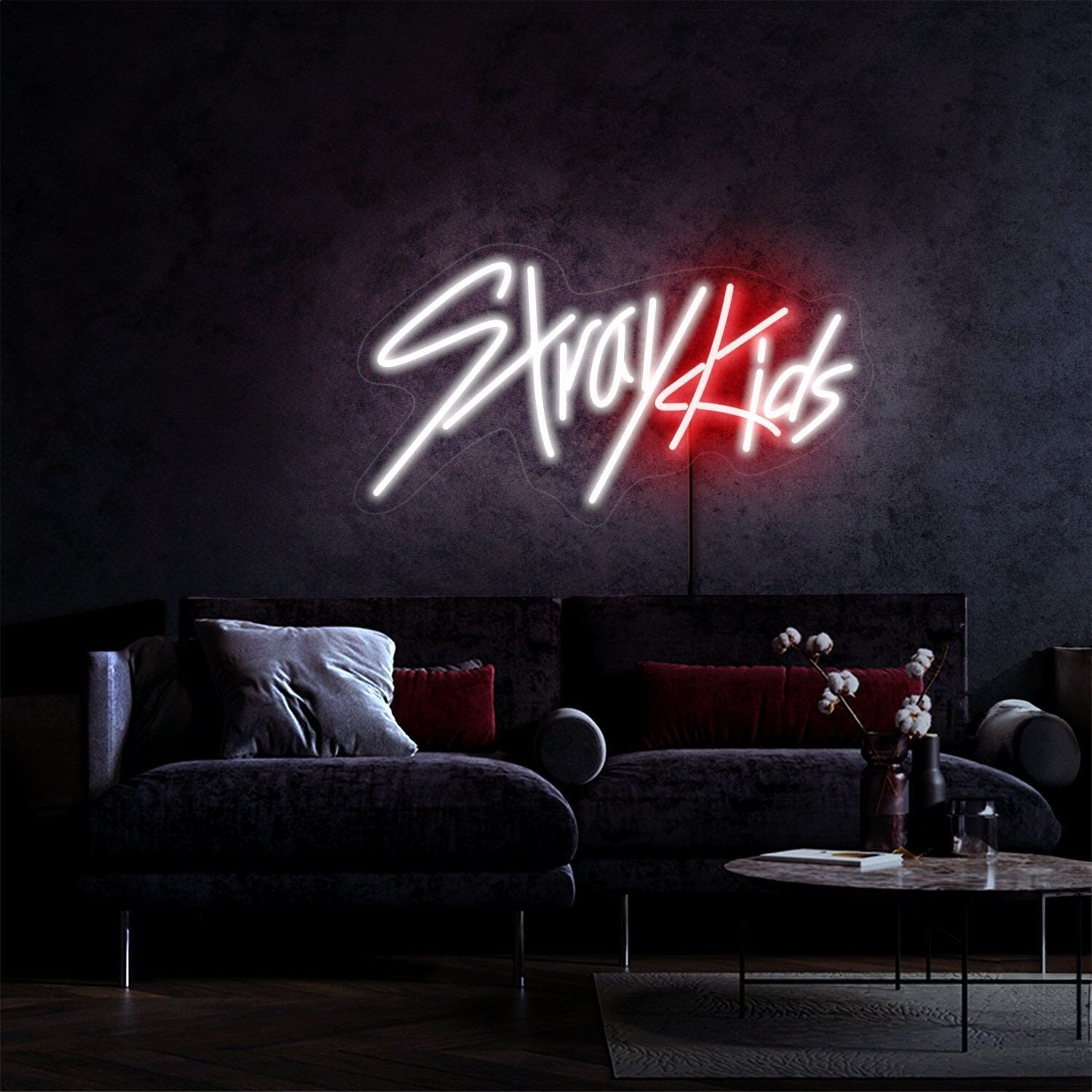 1500x1500 Stray Kids Logo, Kpop Neon Sign
