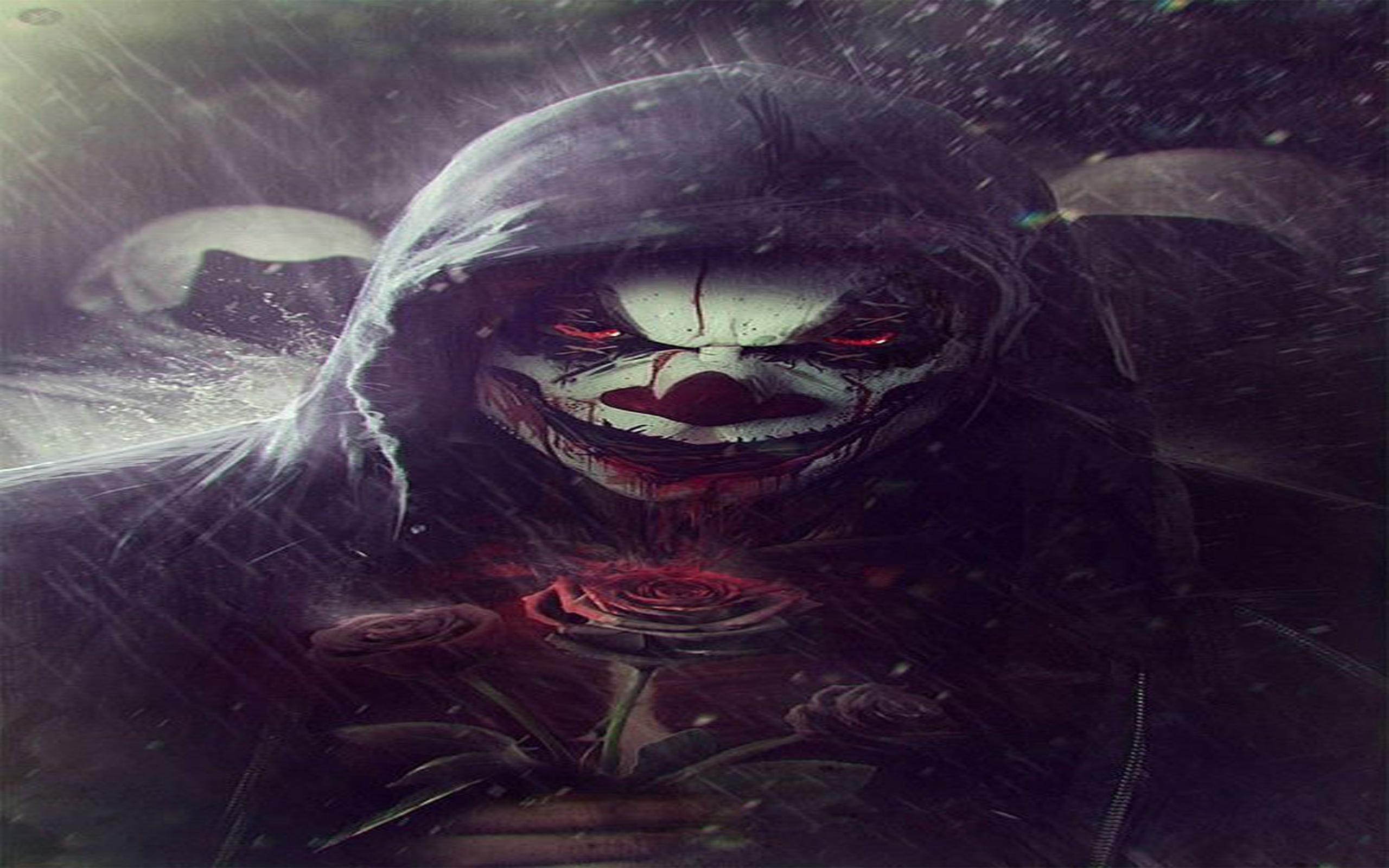 2560x1600 Scary Clown Wallpaper for Android