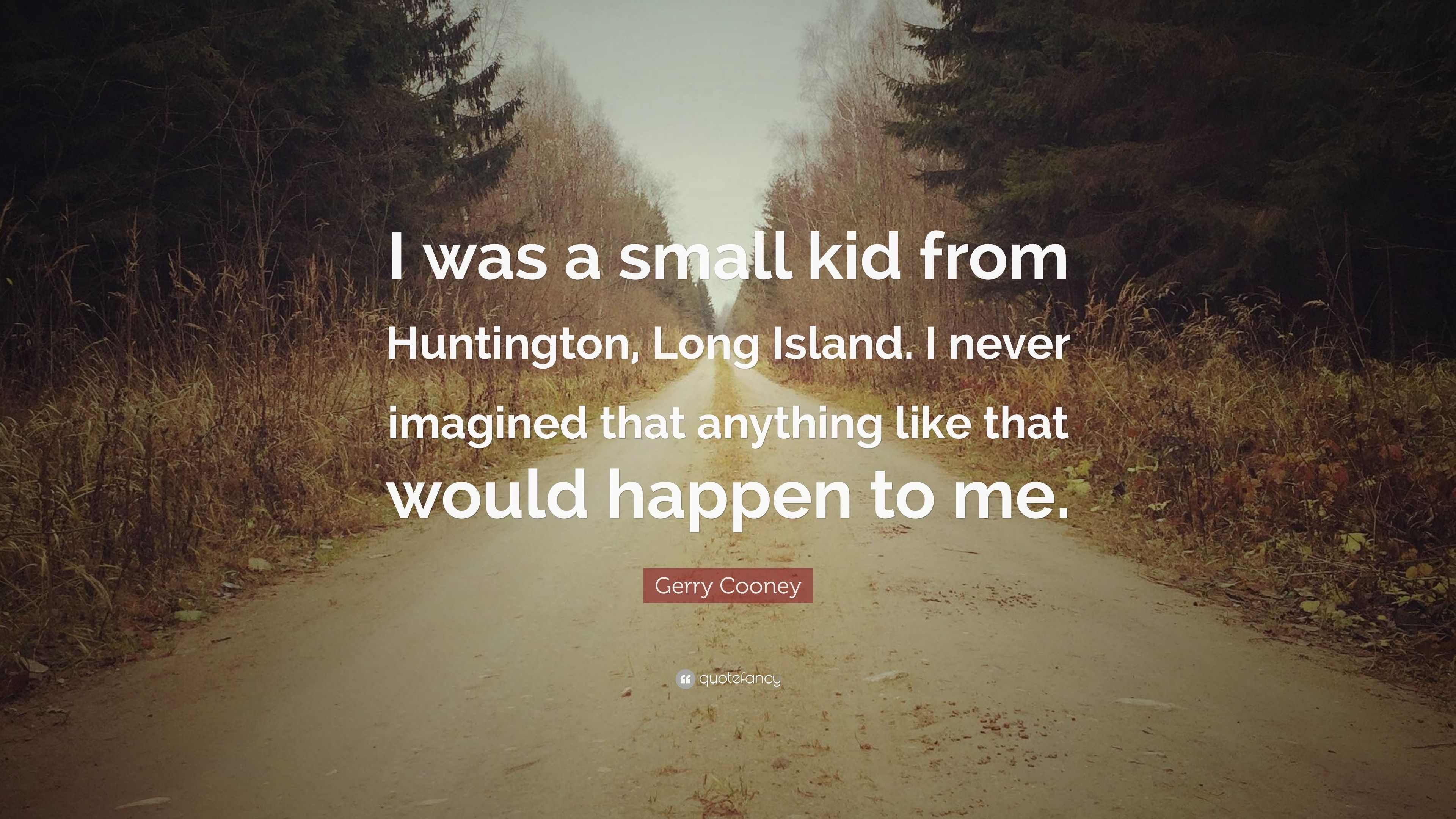 3840x2160 Gerry Cooney Quote: “I was a small kid