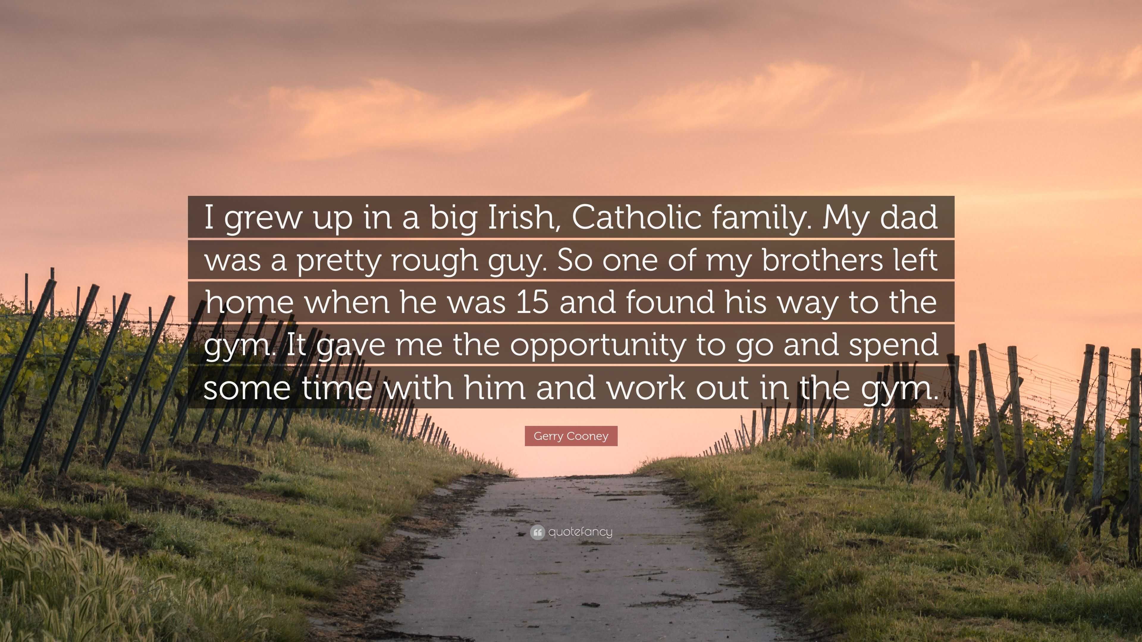 3840x2160 Gerry Cooney Quote: “I grew up in a big
