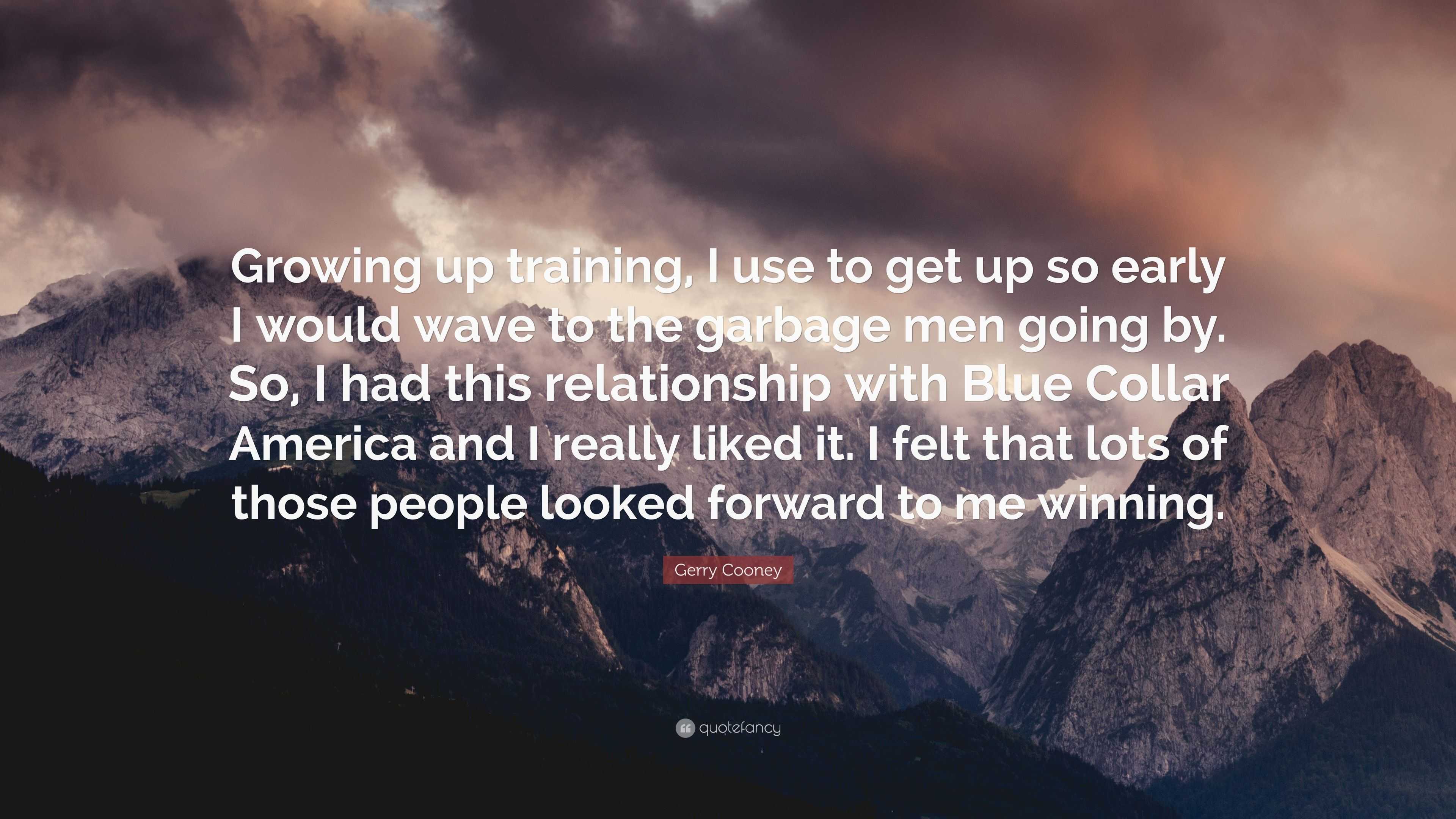 3840x2160 Gerry Cooney Quote: “Growing up