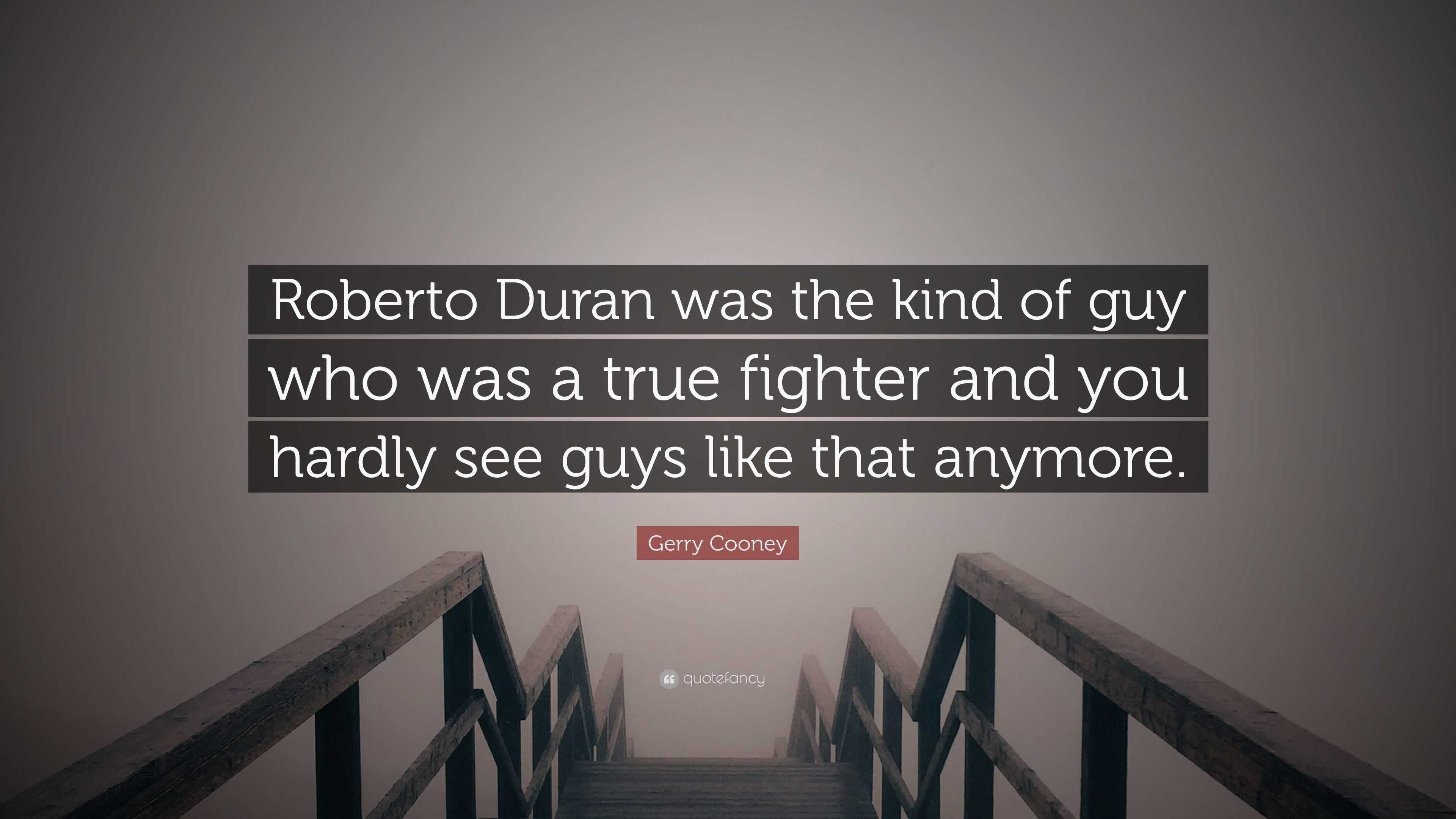 3840x2160 Gerry Cooney Quote: “Roberto Duran was