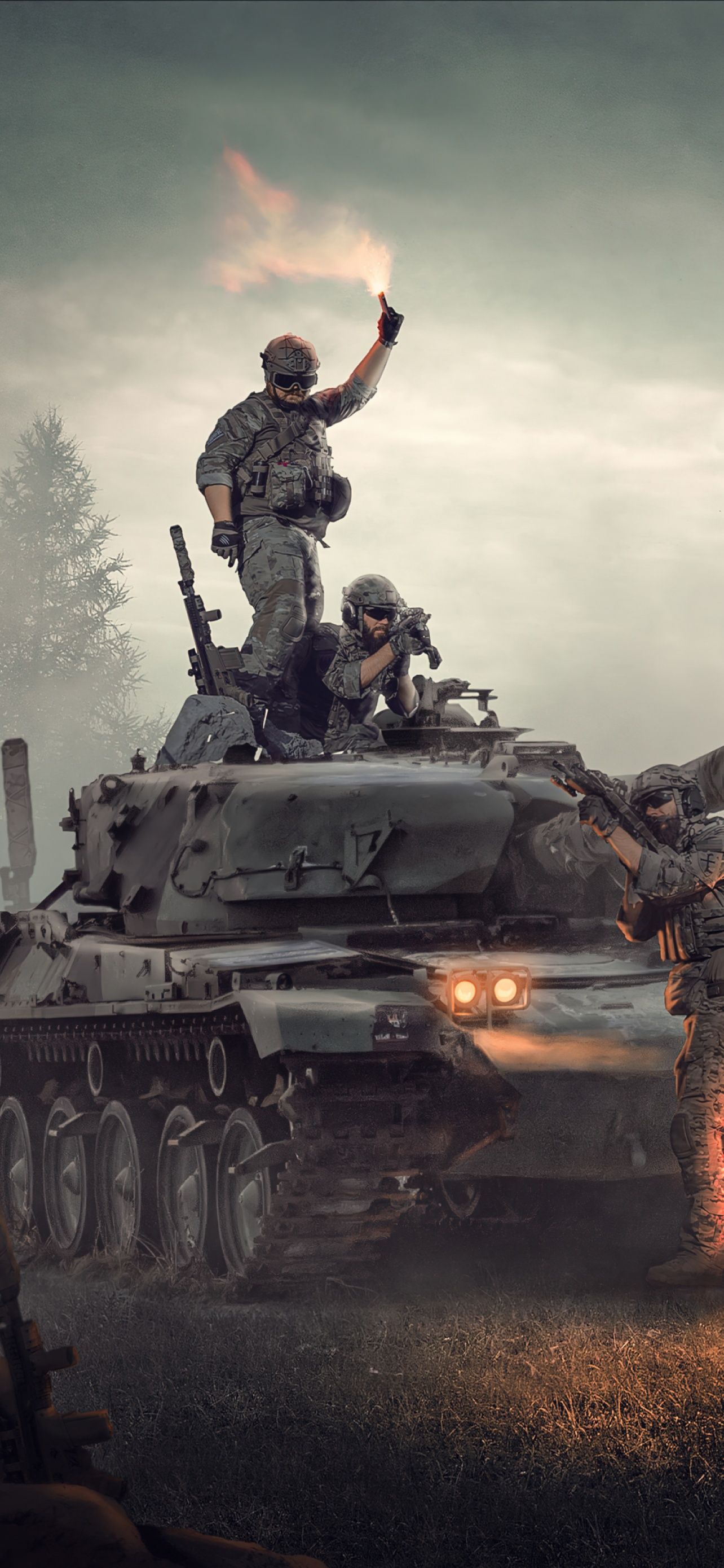 1284x2778 iPhone Military Wallpaper