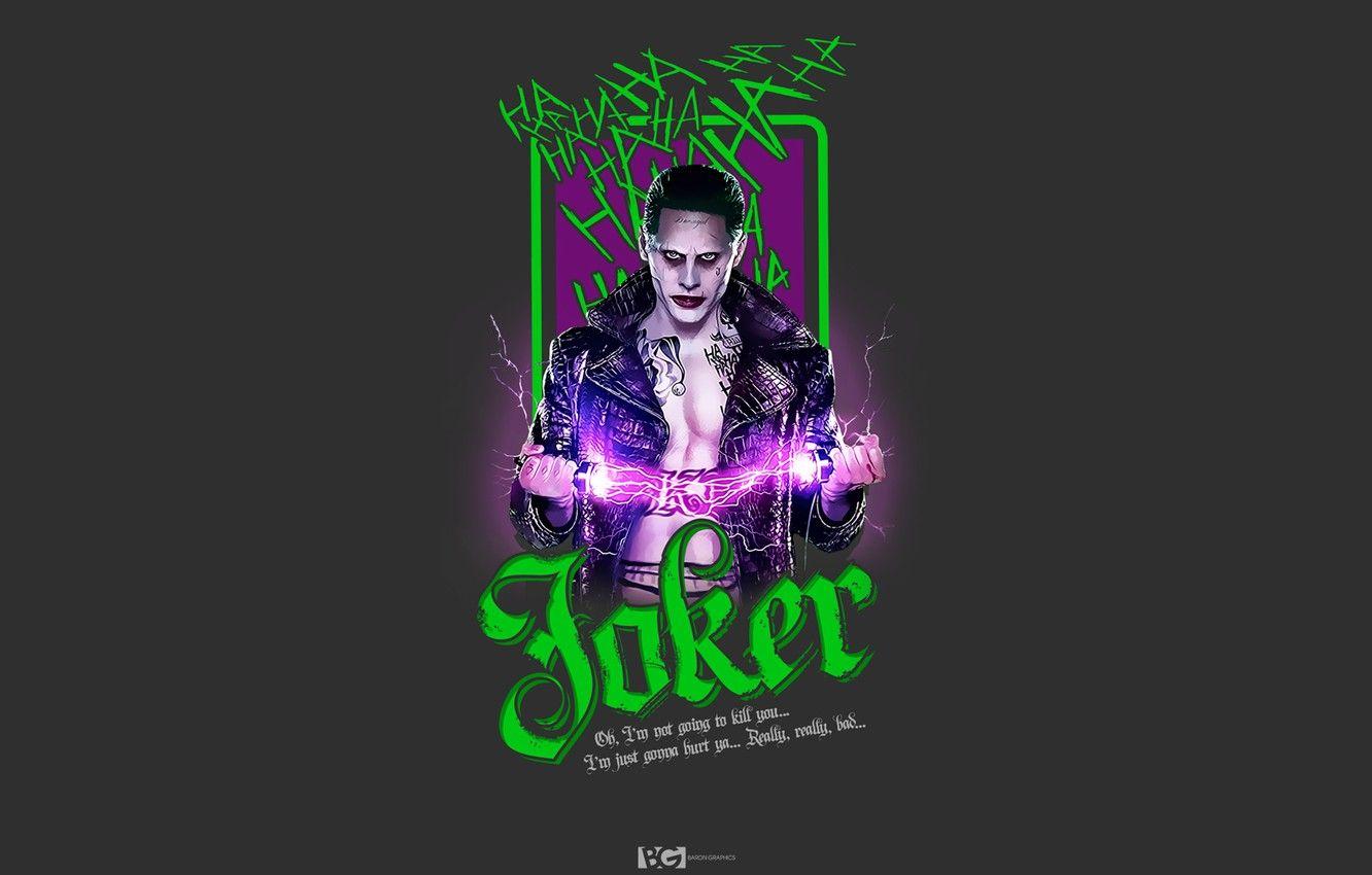 1332x850 Wallpaper Joker, Jared Leto, Suicide Squad, DCEU image