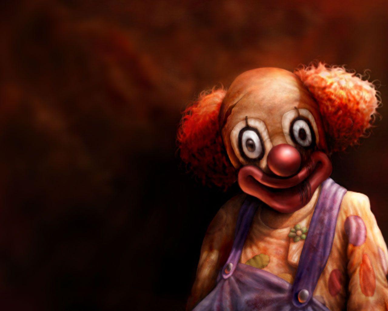 1280x1024 Scary Clown HD Wallpaper