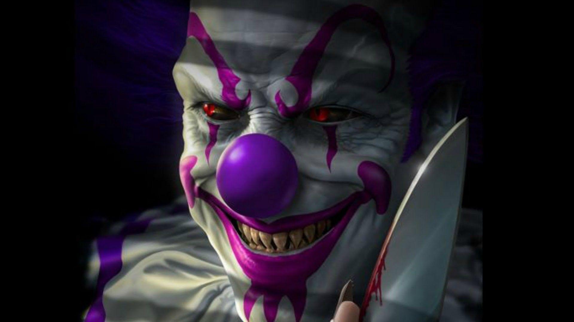 1920x1080 Evil Clown Wallpaper