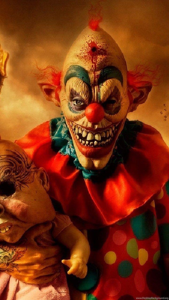 720x1280 Dark Horror Evil Clown Art Artwork F Wallpaper Desktop