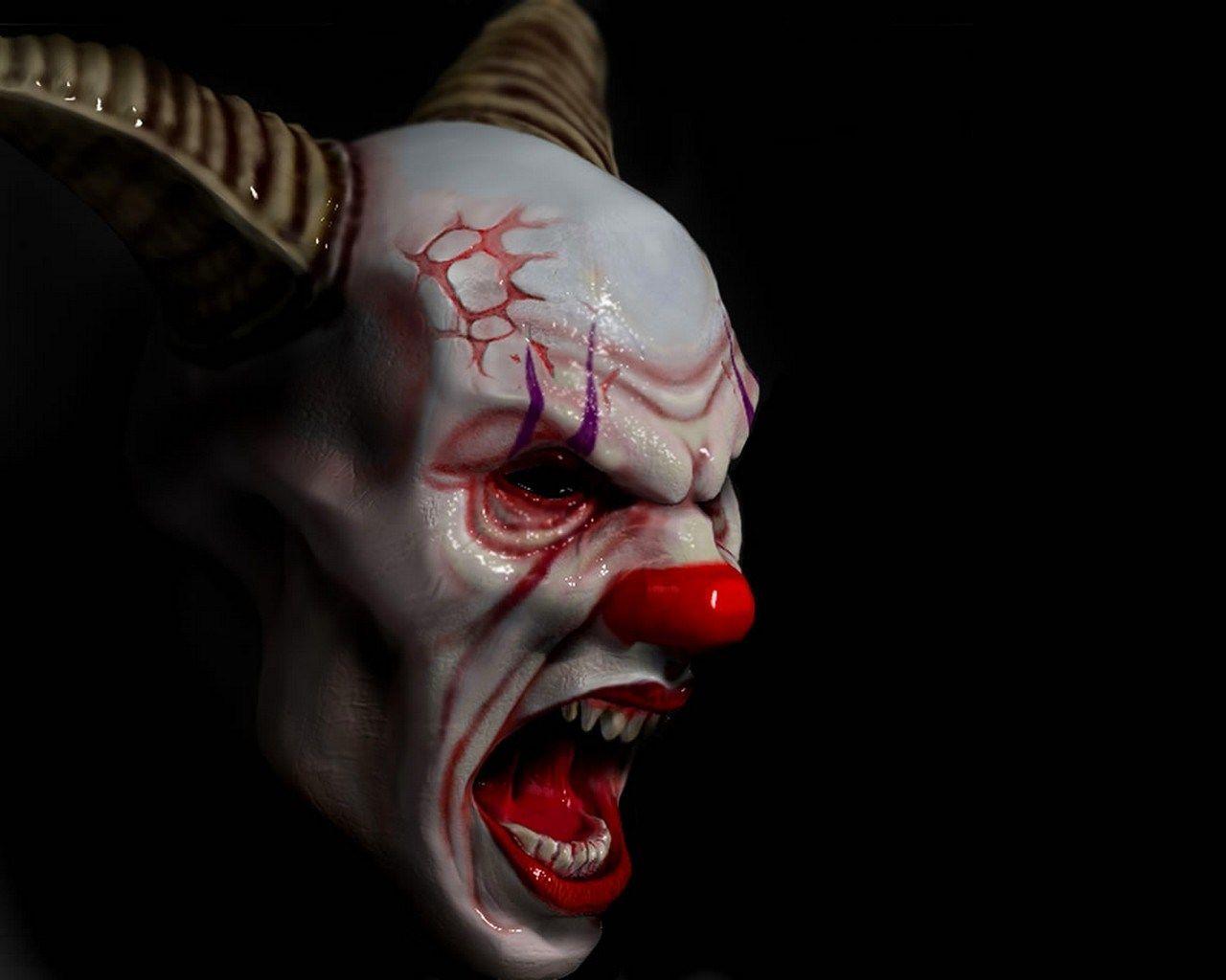 1280x1024 Evil Clown Wallpaper Desktop