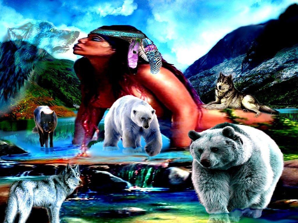 1024x768 Wolf Tag wallpaper: INDIAN Wolf Mountains Nature SPIRIT Mountain