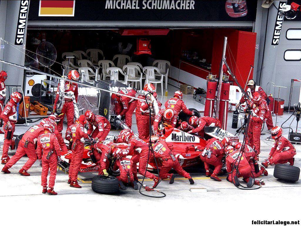 1024x768 free wallpaper Ferrari F1 Racing Team Michael Schumacher