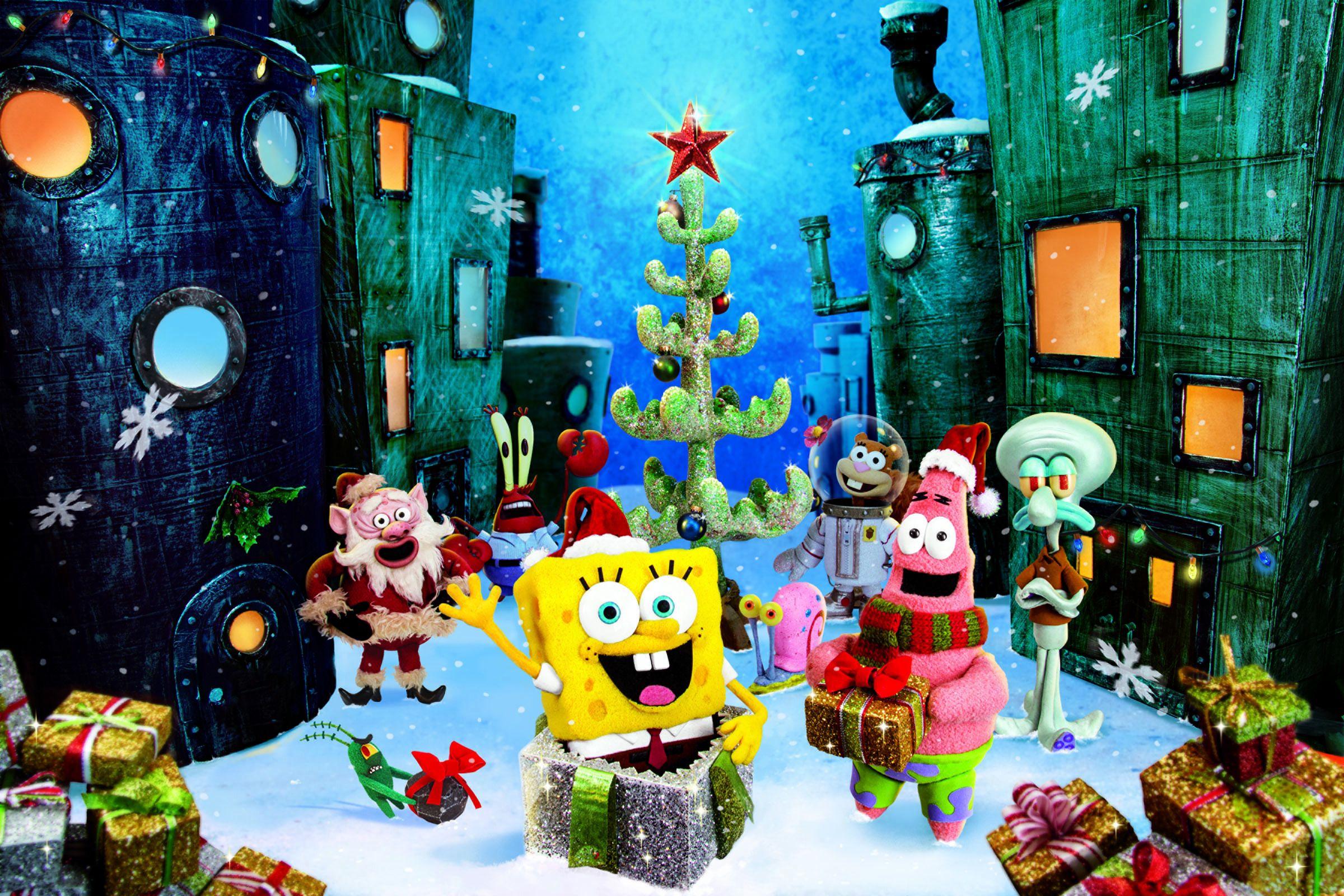 Spongebob Squarepants Krusty Krab Winter Background Christmas Krusty  Krab HD wallpaper  Peakpx