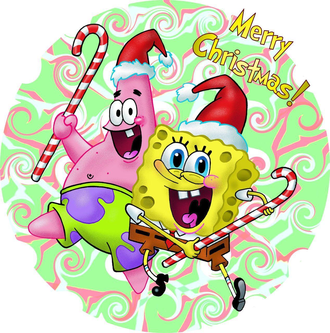 Live wallpaper Spongebob Christmas DOWNLOAD FREE 2902680940
