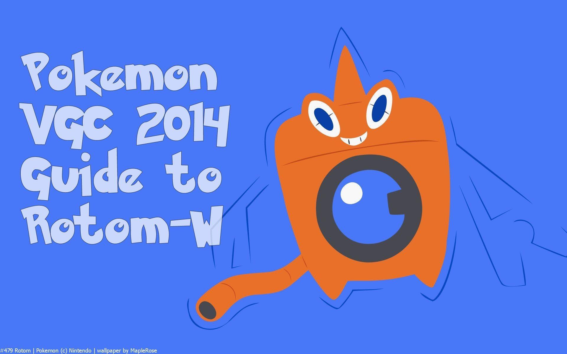 1920x1200 Pokemon VGC '14: Rotom Wash Analysis