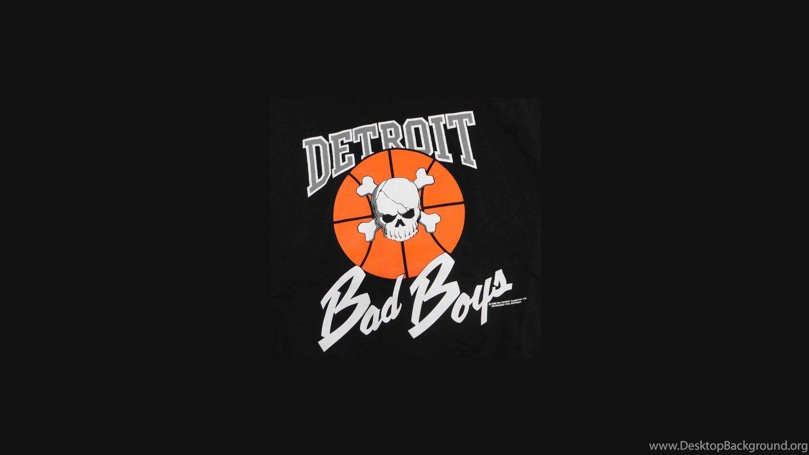 1600x900 Detroit Pistons Bad Boys Logo Image Desktop Background