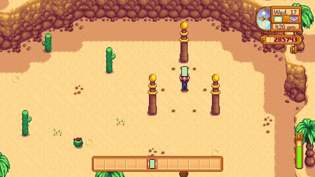 1280x720 Stardew Valley- How to get Galaxy Sword with Wallpaper/ Let's play